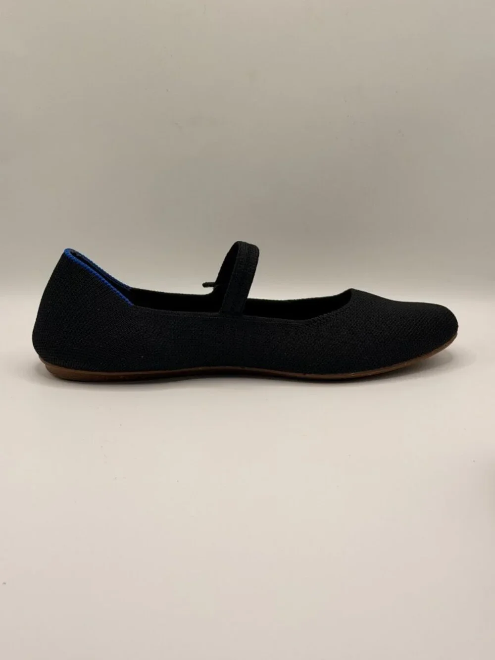 Rothy's Women Square Mary Jane Black Knitted Flats Sz 9
